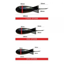Spomb Spod Large Black -Solar Vis Winkel 10545564604Spomb Spod Large Black