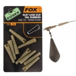 Fox Edges Slik Lead Clip Tail Rubbers