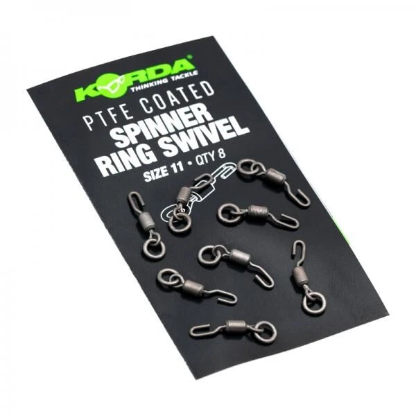 Korda PTFE Coated Spinner Ring Swivel Size 11