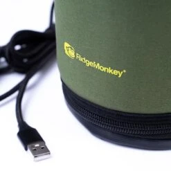 Ridgemonkey Ecopower USB Heated Gas Canister Cover -Solar Vis Winkel 1446926Ridgemonkey Ecopower USB Heated Gas Canister Cover 5