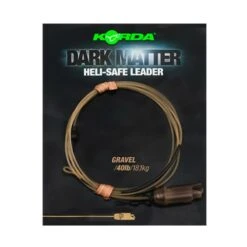 Korda Dark Matter Leader Heli Safe 40lb 1M -Solar Vis Winkel 1520509Korda Dark Matter Leader Heli Safe 40lb 1M 2