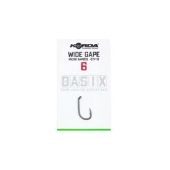 Korda Basix Wide Gape Hooks Barbed -Solar Vis Winkel 1541001Korda Basix Wide Gape Hooks Barbed 2
