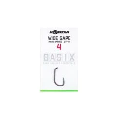 Korda Basix Wide Gape Hooks Barbed -Solar Vis Winkel 1541003Korda Basix Wide Gape Hooks Barbed 4